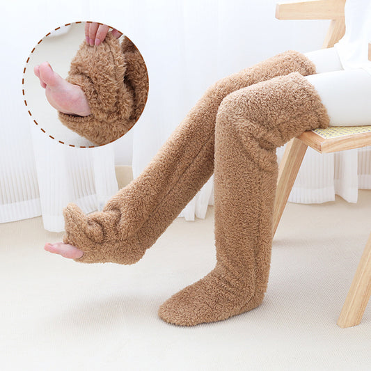 Cozy Comfort Over Knee High Fuzzy Long Socks