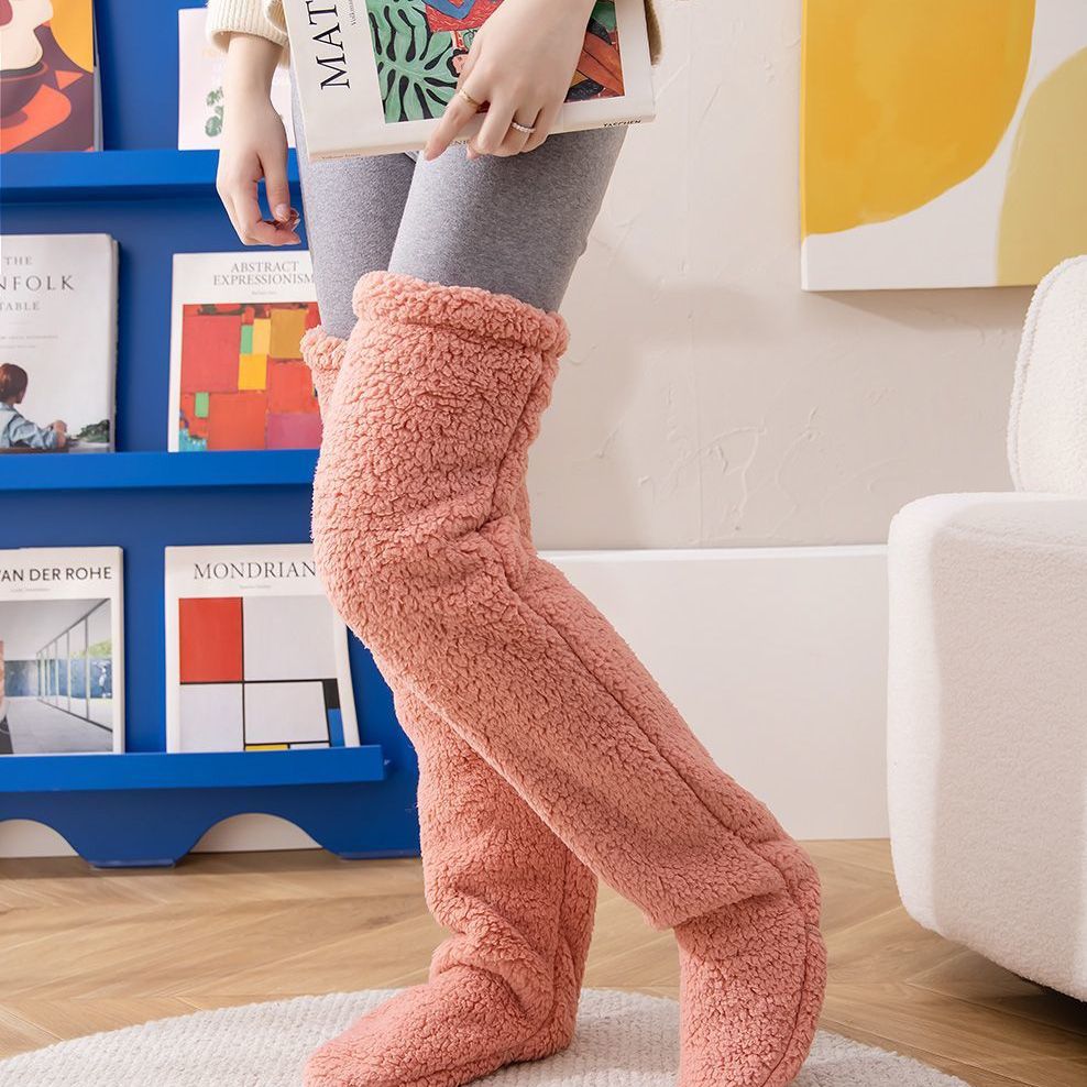 Cozy Comfort Over Knee High Fuzzy Long Socks