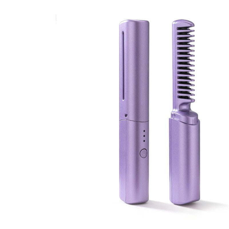 Style Flex-Cordless Hair Straightener & Curler Comb